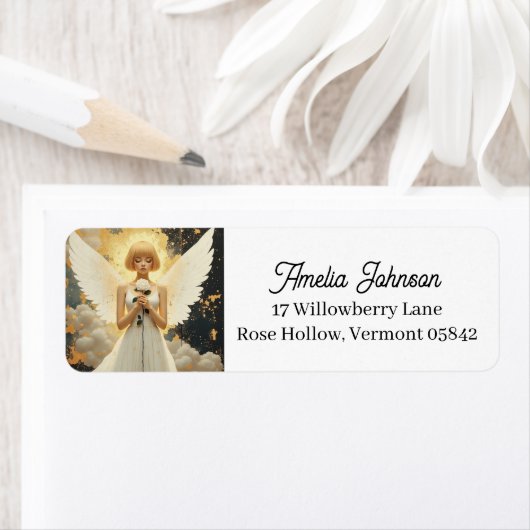 Hemelse Genade | Pretty Angel and Rose Etiket (Insitu)
