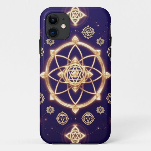 Hemelse Geometrie van Licht — Heilig Patroon Case-Mate iPhone Case (Achterkant)
