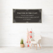 Hemelse 'geschreven in de sterren' huwelijksbord B Spandoek (Insitu)