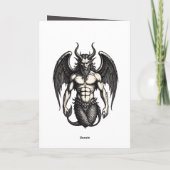 Hemelse Getijde Crocell Duivel Illustratie Kaart (Achterkant)
