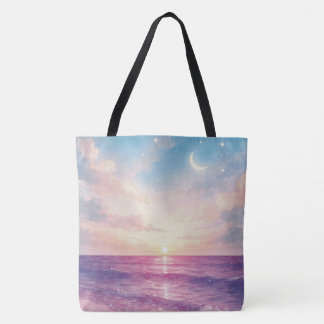 Hemelse Getijden bij Droomlicht Schemering Tote Bag