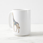 Hemelse Giraffe Lijn Kunst Mok (Voorkant links)
