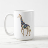 Hemelse Giraffe Lijn Kunst Mok (Links)