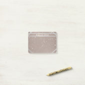 Hemelse Glans Glam Moderne G personalizeerde Uitst Post-it® Notes (Op bureau)
