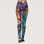 Hemelse Glas in lood Leggings (Achterkant)