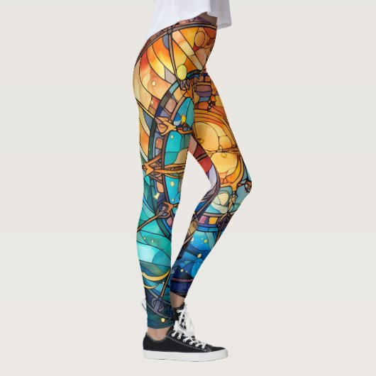 Hemelse Glas in lood Leggings (Rechts)