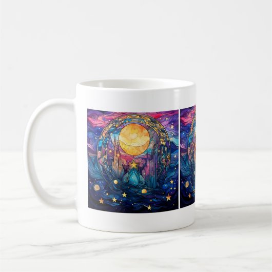 Hemelse Glas in lood Mok (Links)