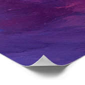 Hemelse Gloeiende Abstractie Poster (Hoek)