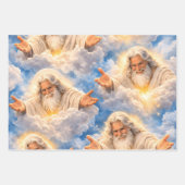 Hemelse goddelijke welkomstcadeauverpakking inpakpapier vel (Voorkant 2)
