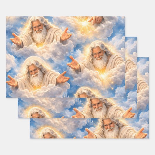 Hemelse goddelijke welkomstcadeauverpakking inpakpapier vel (Set)