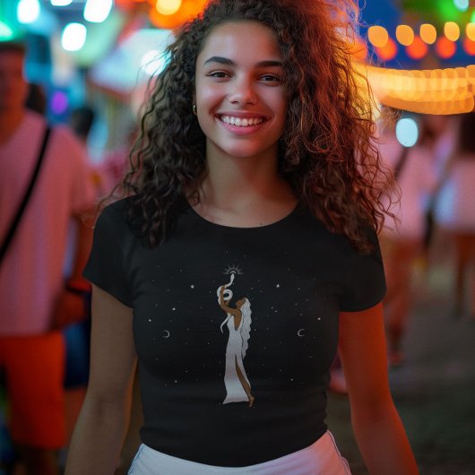 Hemelse Godin Slang Vrouw T-shirt