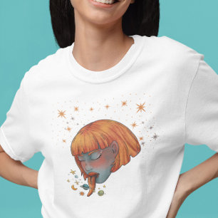 Hemelse Godin Slang Vrouw T-shirt