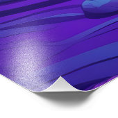 Hemelse Gotische Schedel met Betoverde Bloemendroo Foto Afdruk (Hoek)