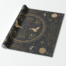 Hemelse Goud Barok Inpakpapier