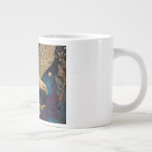 Hemelse gouden adelaar kunst  grote koffiekop (Rechts)