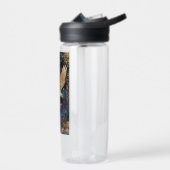 Hemelse gouden adelaar kunst waterfles (Links)