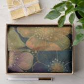 Hemelse Gouden Bloemendecoupage Tissuepapier (Geschenk)