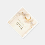 Hemelse Gouden Boog Bruidsdouche Servet (Hoek)