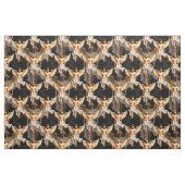Hemelse Gouden Engelen Patroon Ontwerp Stof (Fat Quarter)