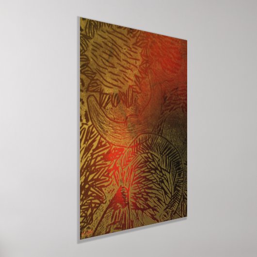 Hemelse Gouden Folie Print (Laagn)