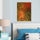 Hemelse Gouden Folie Print (Insitu (Slaapkamer))