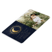 hemelse gouden foto behalve de datum magneet (Linkerzijde)