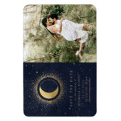 hemelse gouden foto behalve de datum magneet (Verticaal)