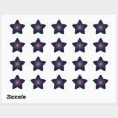 Hemelse Gouden Mandala — Evenwicht in het Oneindig Ster Sticker (Vel)