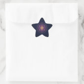 Hemelse Gouden Mandala — Evenwicht in het Oneindig Ster Sticker (Tas)