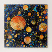 Hemelse Gouden Melkweg Puzzel (Horizontaal)