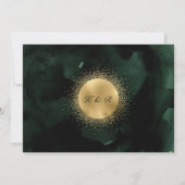 Hemelse Gouden Sikkelmaan Trouw Kaart (Achterkant)