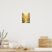 Hemelse Gouden Stad van Licht Hemelse Fantasie Poster (Keuken)