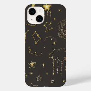 Hemelse Gouden Sterren, Maan & Sterrenbeelden Case-Mate iPhone 14 Hoesje