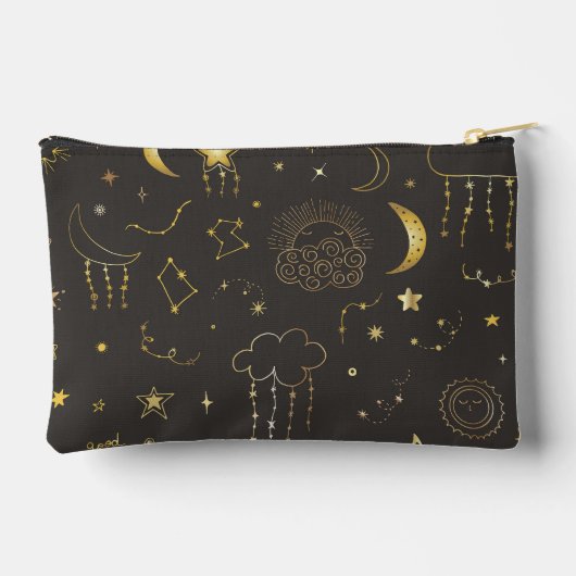 Hemelse Gouden Sterren, Maan & Sterrenbeelden Etui (Achterkant)