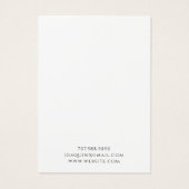 Hemelse Gouden Zwarte Zon Maan Oorbel Sieraden Visitekaartje (Achterkant)