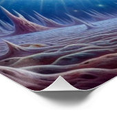 Hemelse grijns perfect poster (Hoek)