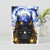 Hemelse grillige Woodland Verjaardag Kaart (Staand voorkant)