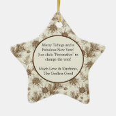 Hemelse groeten Atheïstisch Ornament (Achterkant)