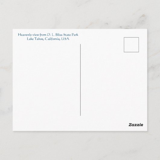 Hemelse groeten! briefkaart (Achterkant)