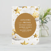 Hemelse Halve Maan Huwelijk Kaart (Staand voorkant)