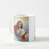 Hemelse Hand Jezus Koffiemok (Voorkant links)