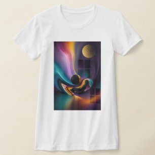 Hemelse Harmonie Abstracte Droomwereld T-shirt