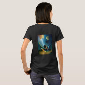 Hemelse Harmonie | Abstracte Droomwereld T-shirt (Achterkant volledig)