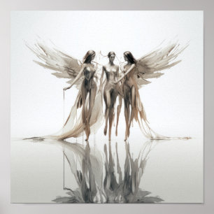 Hemelse Harmonie: Angelic Reflections Poster