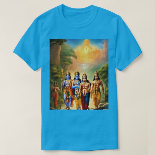 Hemelse Harmonie: De Goddelijke Reünie van Rama, S T-shirt (Design voorkant)
