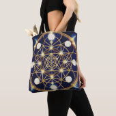 Hemelse Harmonie – Het Licht Binnen het Raster Tote Bag (Dichtbij)