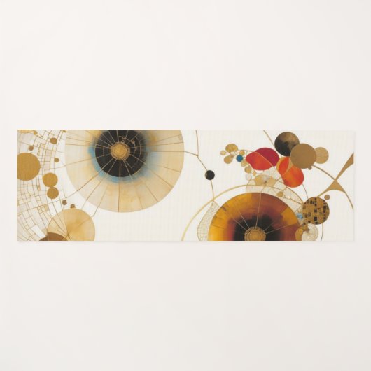 Hemelse Harmonie in Cirkels Yogamat (Voorkant (horizontaal))