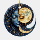 Hemelse Harmonie Keramisch Ornament (Achterkant)