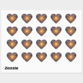 Hemelse Harmonie – Portaal van het Heilige Licht Hart Sticker (Vel)