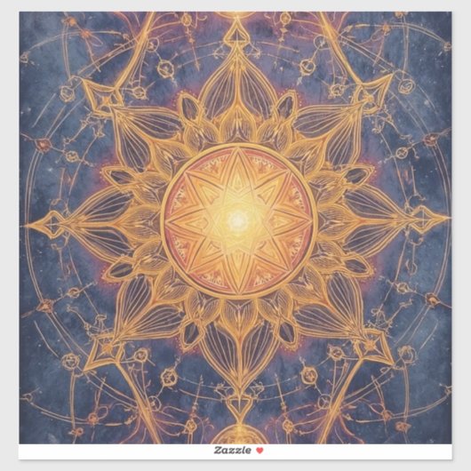 Hemelse Harmonie – Portaal van het Heilige Licht Sticker (Vel)